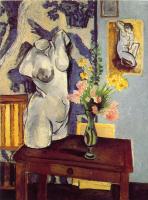 Matisse, Henri Emile Benoit - plaster figure bouquet of flowers